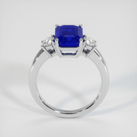 3.51 Ct. Blue Sapphire Ring, Platinum 950 3