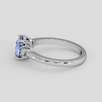 1.60 Ct. Blue Sapphire Ring, Platinum 950 4