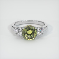2.58 Ct. Sapphire Ring, Platinum 950 1