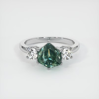 2.44 Ct. Sapphire Ring, Platinum 950 1