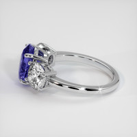3.34 Ct. Violet Sapphire Ring, Platinum 950 4