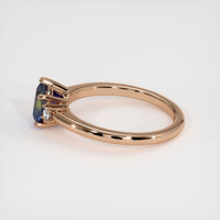 1.07 Ct. Bi Color Sapphire Ring, 18K Rose Gold 4