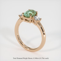 1.74 Ct. Sapphire Ring, 18K Rose Gold 2