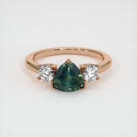 1.65 Ct. Sapphire Ring, 18K Rose Gold 1