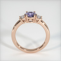 0.74 Ct. Sapphire Ring, 18K Rose Gold 3