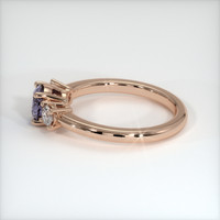 0.74 Ct. Sapphire Ring, 18K Rose Gold 4