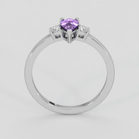 1.05 Ct. Purple Sapphire Ring, Silver 3