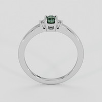 0.37 Ct. Green Sapphire Ring, Silver 3