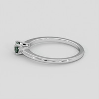 0.37 Ct. Green Sapphire Ring, Silver 4