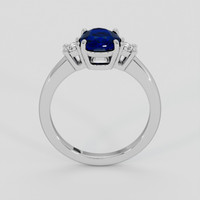 1.61 Ct. Blue Sapphire Ring, 10K White Gold 3