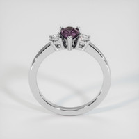 0.66 Ct. Purple Sapphire Ring, 10K White Gold 3
