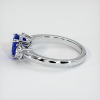 1.03 Ct. Sapphire Ring, 14K White Gold 4
