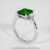 2.02 Ct. Gemstone Ring, 14K White Gold 2