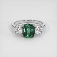 1.53 Ct. Gemstone Ring, 14K White Gold 1