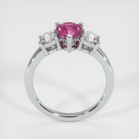 2.19 Ct. Pink Sapphire Ring, 14K White Gold 3
