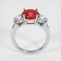 4.02 Ct. Ruby Ring, 14K White Gold 3