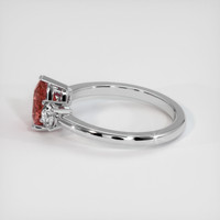 1.03 Ct. Sapphire Ring, 14K White Gold 4