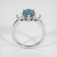 2.41 Ct. Sapphire Ring, 14K White Gold 3