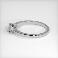 0.64 Ct. Sapphire Ring, 14K White Gold 4