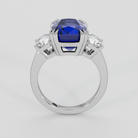 5.69 Ct. Blue Sapphire Ring, 18K White Gold 3
