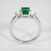 1.22 Ct. Emerald Ring, 18K White Gold 3