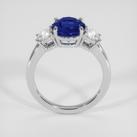 2.80 Ct. Blue Sapphire Ring, 18K White Gold 3