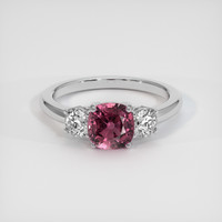 2.27 Ct. Sapphire Ring, 18K White Gold 1