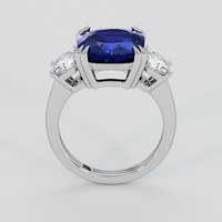 5.44 Ct. Blue Sapphire Ring, 18K White Gold 3
