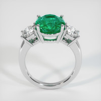 3.70 Ct. Emerald Ring, 18K White Gold 3