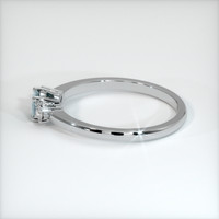 0.59 Ct. Sapphire Ring, 18K White Gold 4