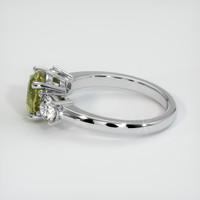 2.58 Ct. Sapphire Ring, 18K White Gold 4