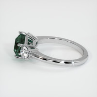 2.44 Ct. Sapphire Ring, 18K White Gold 4