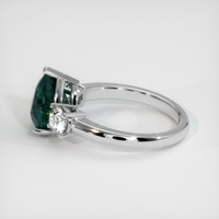 5.05 Ct. Sapphire Ring, 18K White Gold 4