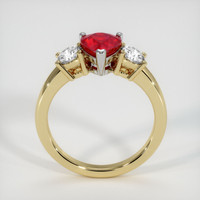 1.62 Ct. Ruby Ring, 14K White & Yellow 3