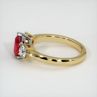 1.62 Ct. Ruby Ring, 14K White & Yellow 4