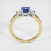 0.65 Ct. Sapphire Ring, 14K White & Yellow 3