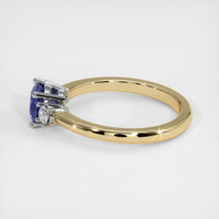 0.69 Ct. Sapphire Ring, 18K White & Yellow 4