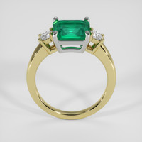 2.40 Ct. Emerald Ring, 18K White & Yellow 3