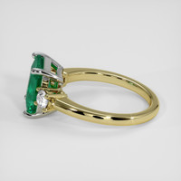 2.40 Ct. Emerald Ring, 18K White & Yellow 4