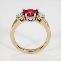 Ruby Ring 1.65 Ct. 18K White Yellow Preview