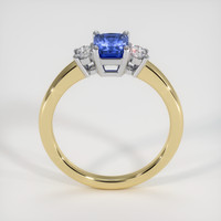 0.72 Ct. Sapphire Ring, 18K White & Yellow 3