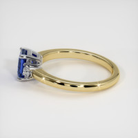 0.72 Ct. Sapphire Ring, 18K White & Yellow 4