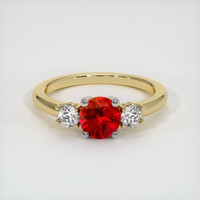 Ruby Ring 0.86 Ct., 18K White Yellow Preview