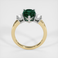 3.08 Ct. Sapphire Ring, 18K White & Yellow 3