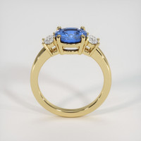 1.92 Ct. Blue Sapphire Ring, 10K Yellow Gold 3