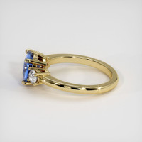 1.92 Ct. Blue Sapphire Ring, 10K Yellow Gold 4