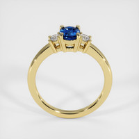 0.74 Ct. Sapphire Ring, 14K Yellow Gold 3
