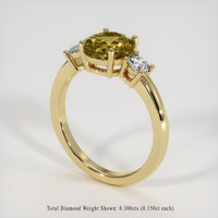 1.71 Ct. Gemstone Ring, 14K Yellow Gold 2