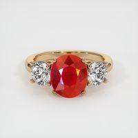 4.02 Ct. Ruby Ring, 14K Yellow Gold 1