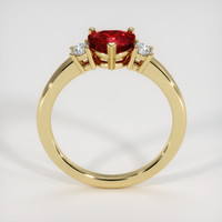 1.33 Ct. Ruby Ring, 14K Yellow Gold 3